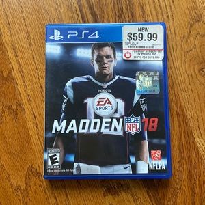 MADDEN NFL 18 game for PS4